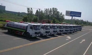 程力集團東風D6L后雙橋抑塵車灑水車十臺連發(fā)